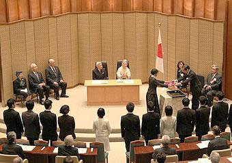 第１回（平成２２年度）日本学術振興会　育志賞授賞式