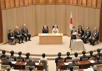 第１回（平成２２年度）日本学術振興会　育志賞授賞式