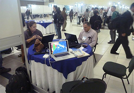 AGU大会　展示風景