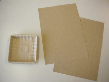 空果房パルプから作った紙製品