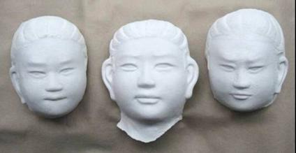 図2　阿修羅像顔面のデジタル複製品