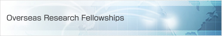 Overseas Research Fellowships