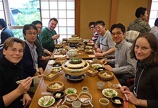 Enjoying traditional Japanese food (10th JGFoS)