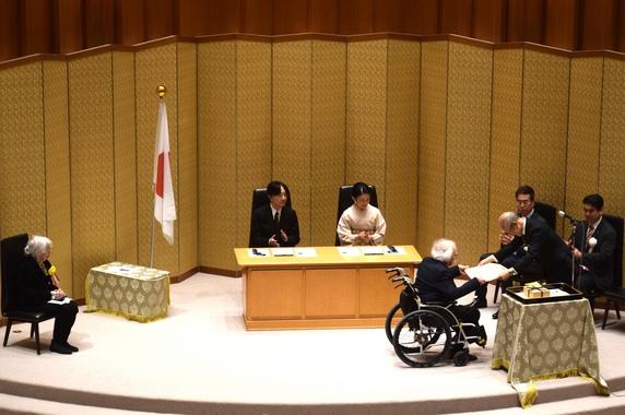 A scene from the Presentation Ceremony.