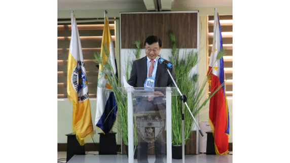 Director Otani delivering opening remarks