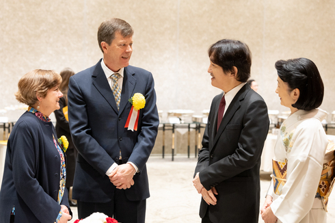 第39回国際生物学賞授賞式後　記念茶会