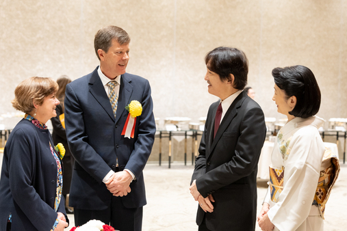 第39回国際生物学賞授賞式後　記念茶会