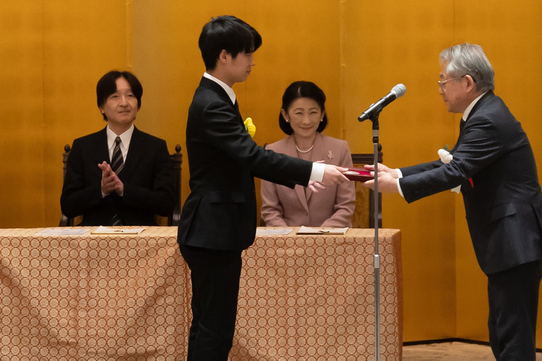 日本学術振興会育志賞の授賞