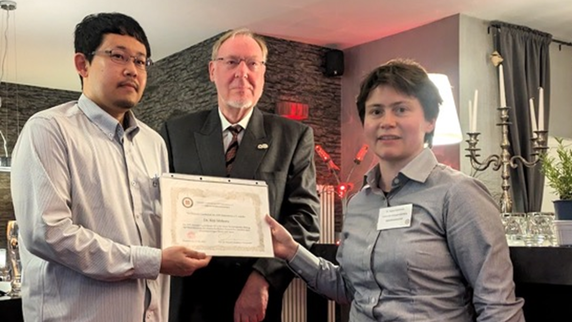 Dr. Kiji Ishikawa at JSPS Alumni Club Award Ceremony 2024