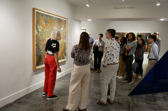 文化研修（Laguna Art Museum）の様子