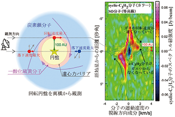 原始惑星系円盤形成に伴う分子組成の劇的変化